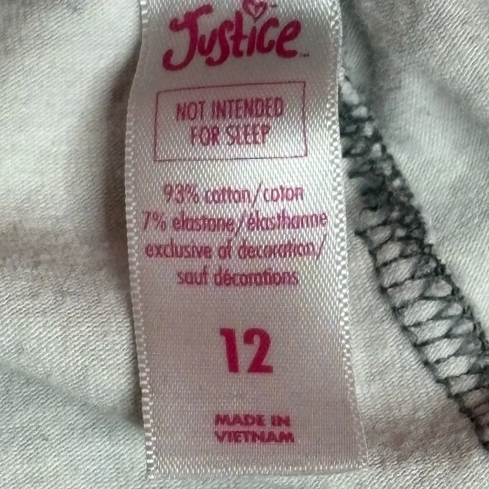 Justice Heather Gray Kids Leggings